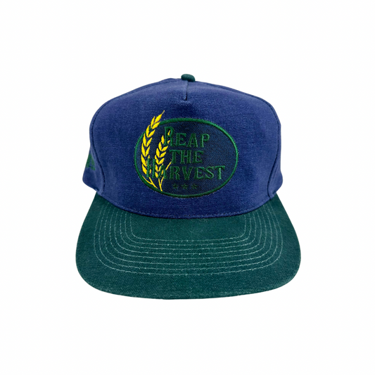 Navy & Green Strapback